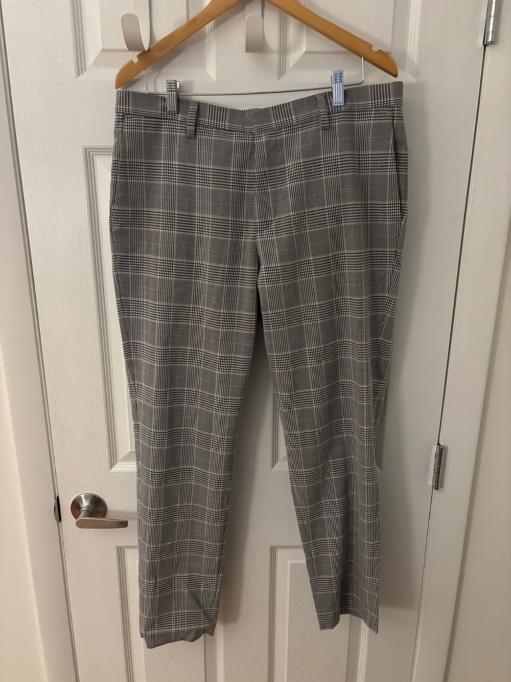 H&M Gray Plaid Men's Dress Pants